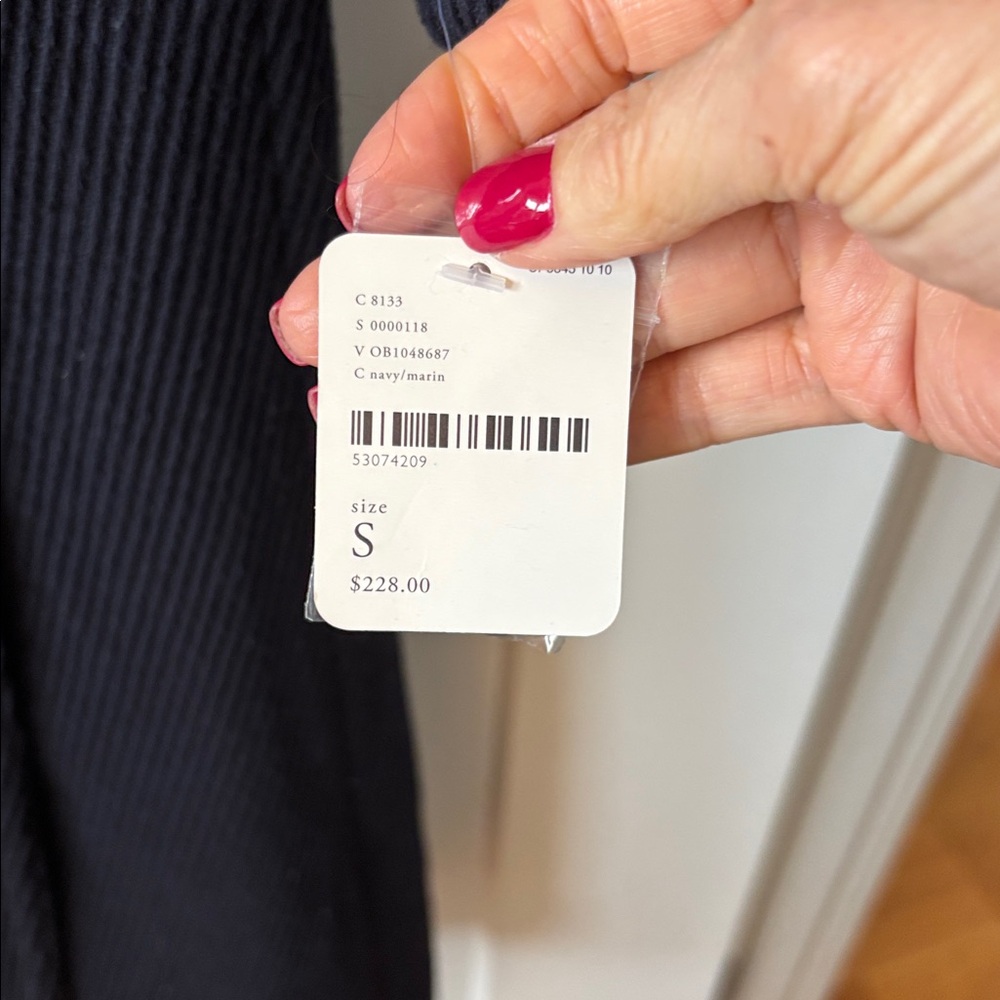 Free People Long Ribbed Over Coat - Picture 5 of 7
